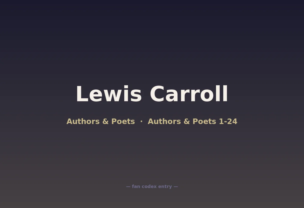 Lewis Carroll