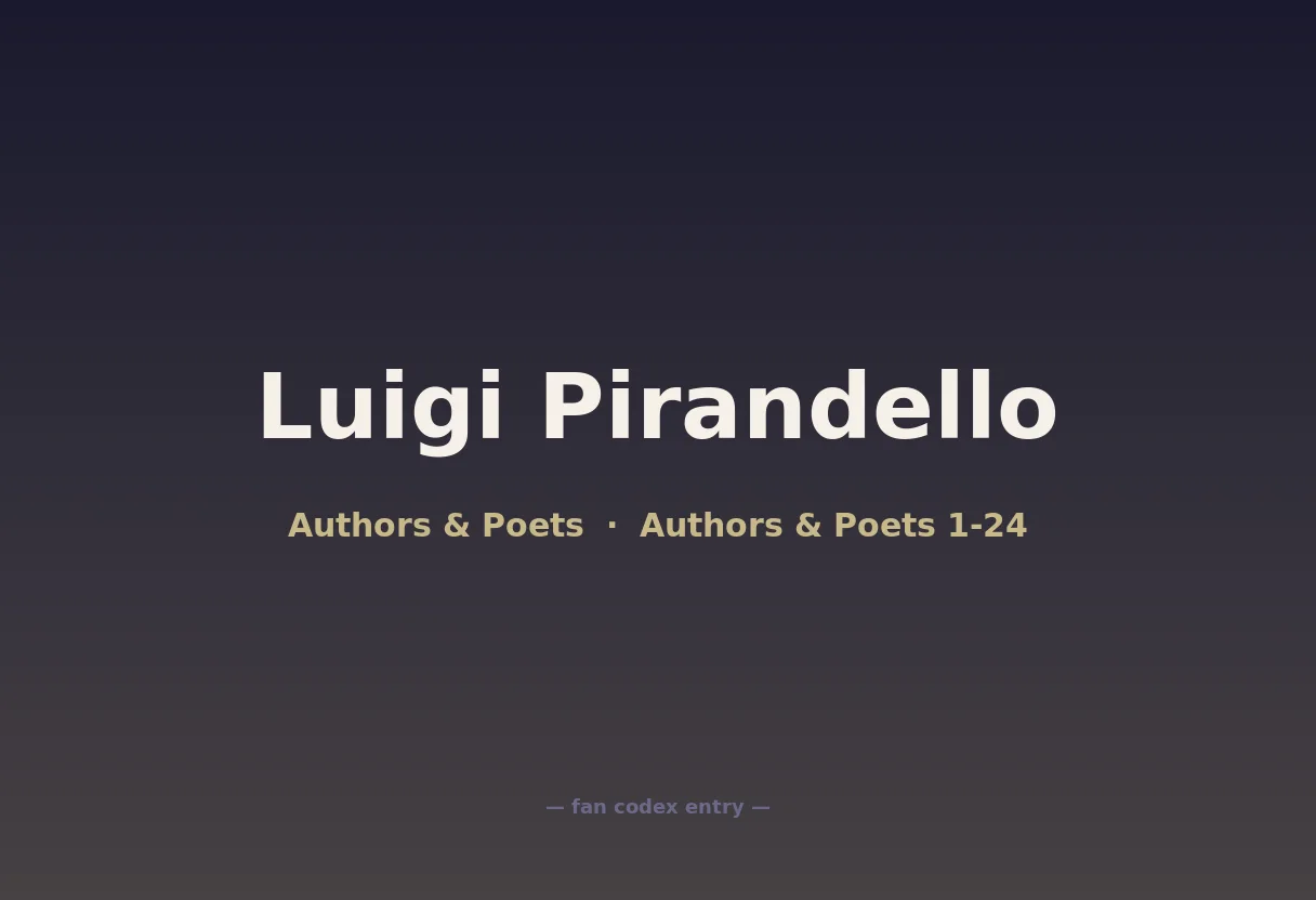 Luigi Pirandello