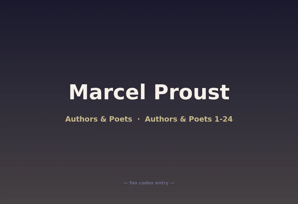 Marcel Proust