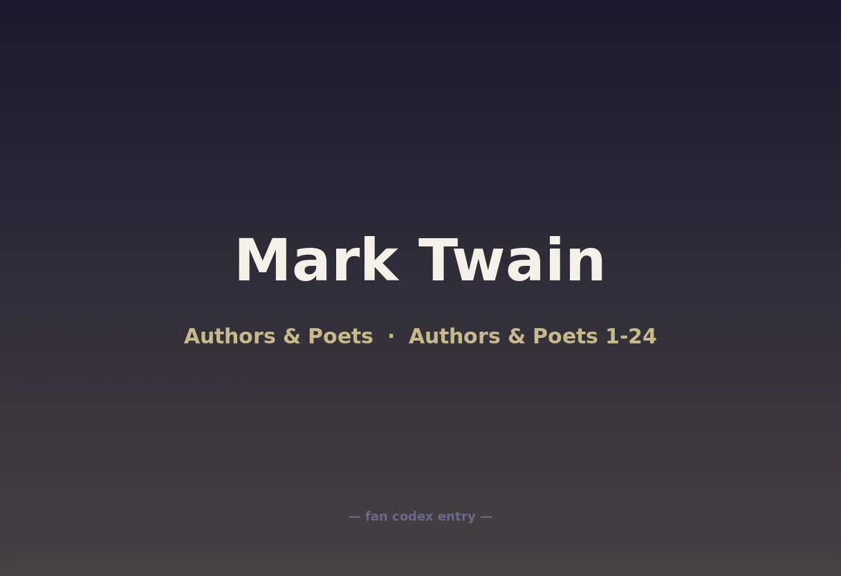 Mark Twain