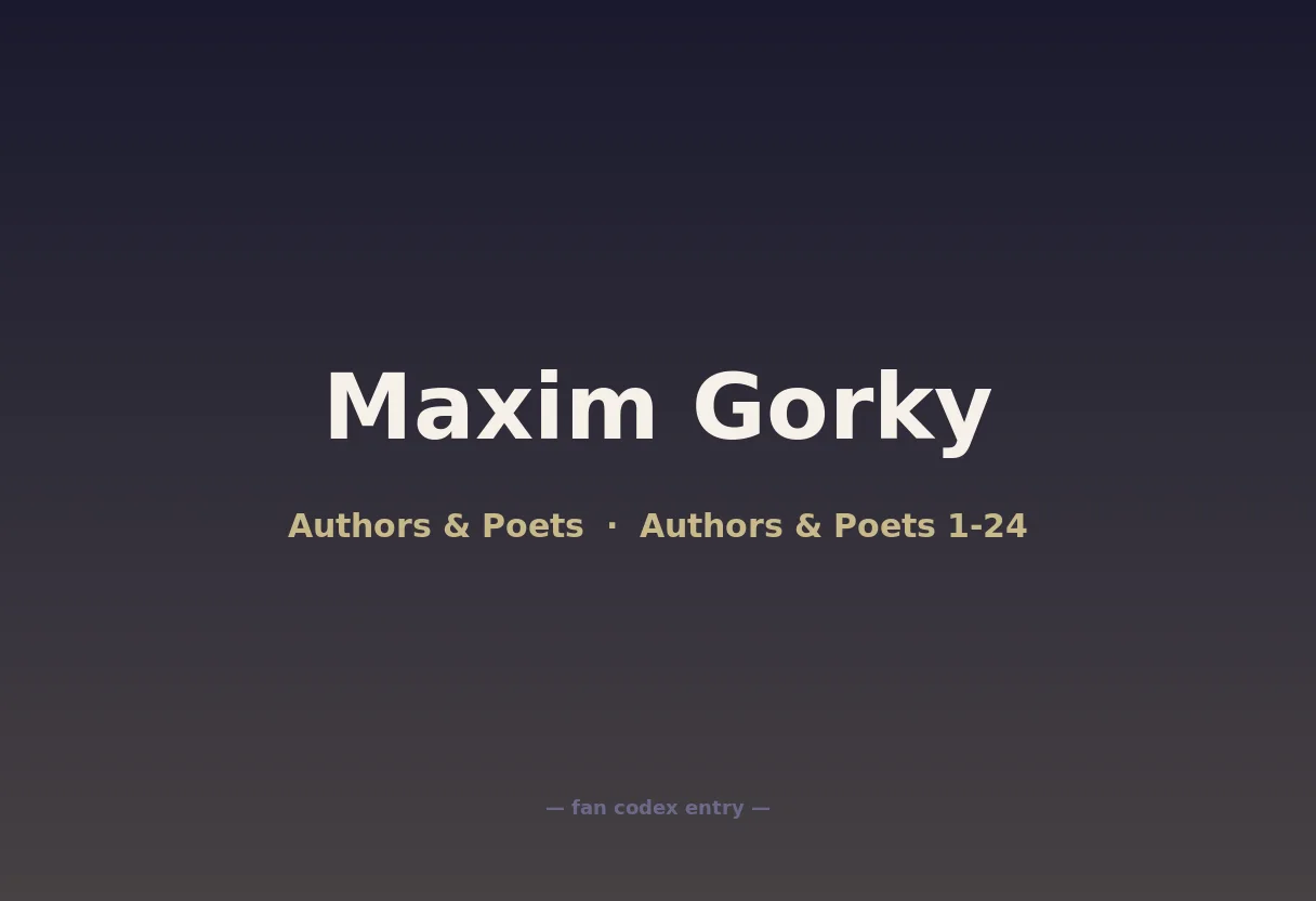 Maxim Gorky
