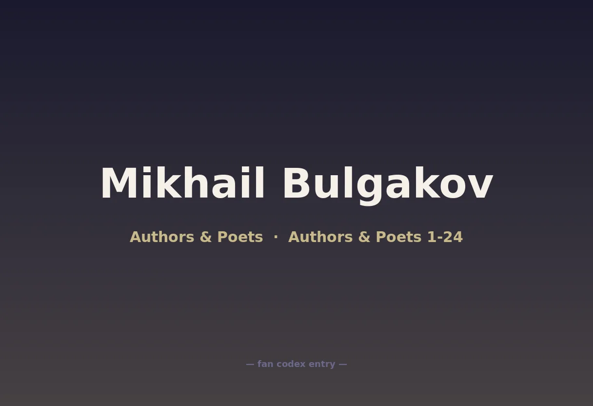 Mikhail Bulgakov