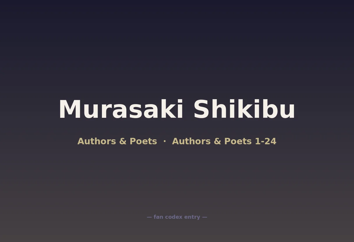 Murasaki Shikibu