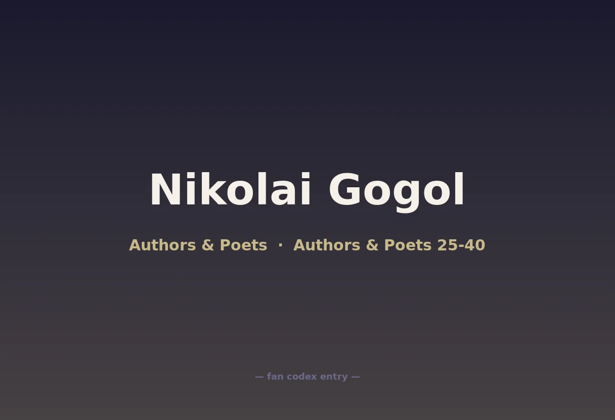 Nikolai Gogol