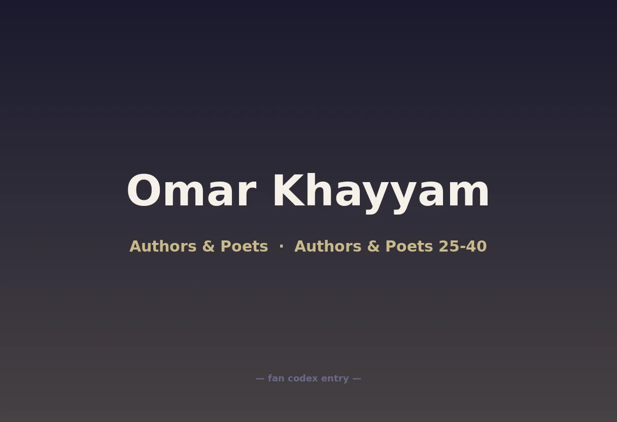 Omar Khayyam