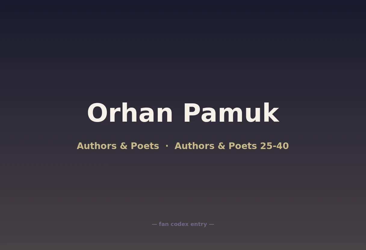 Orhan Pamuk