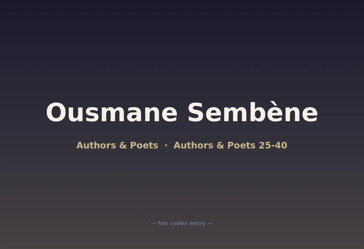 Ousmane Sembène