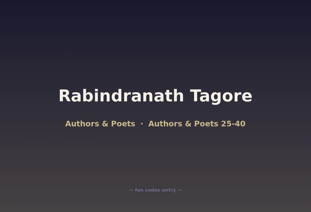 Rabindranath Tagore